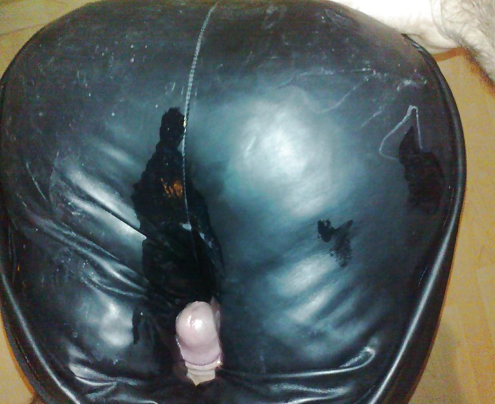 19P Sister's leather ass fucking