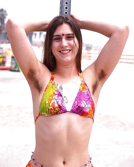 25P Girls with hairy, unshaven armpits Ma