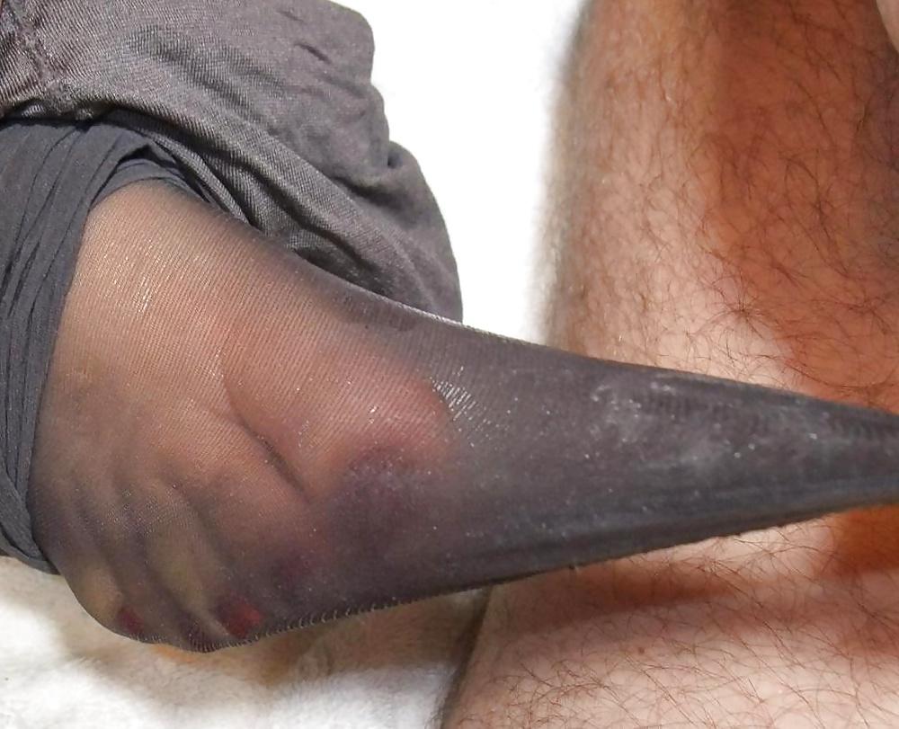 25P Wichsen in Nylons