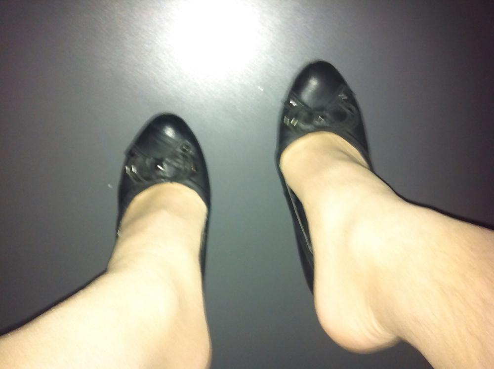 11P High Heels and Nylons in Sauna FUN