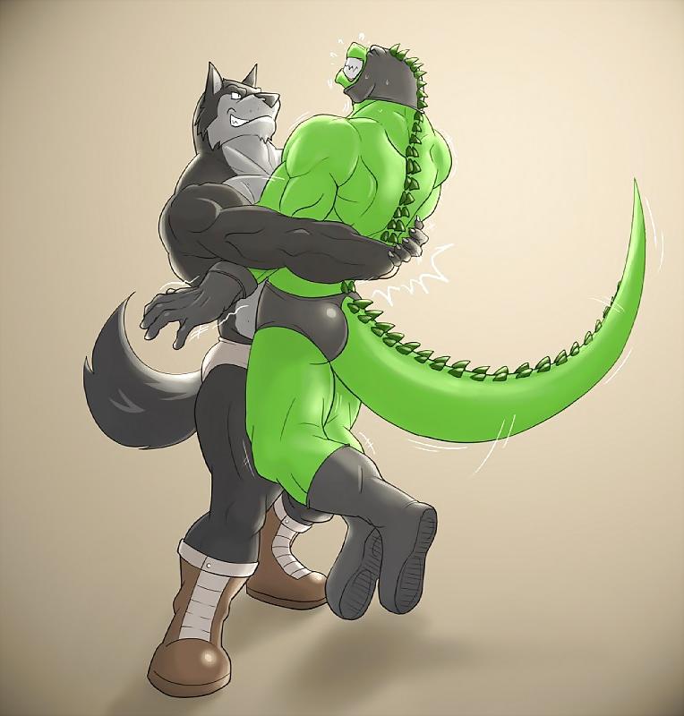 25P Furry wrestling