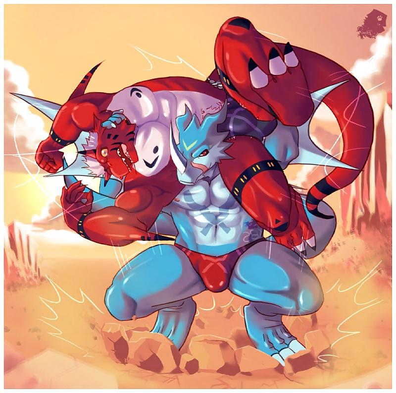 25P Furry wrestling