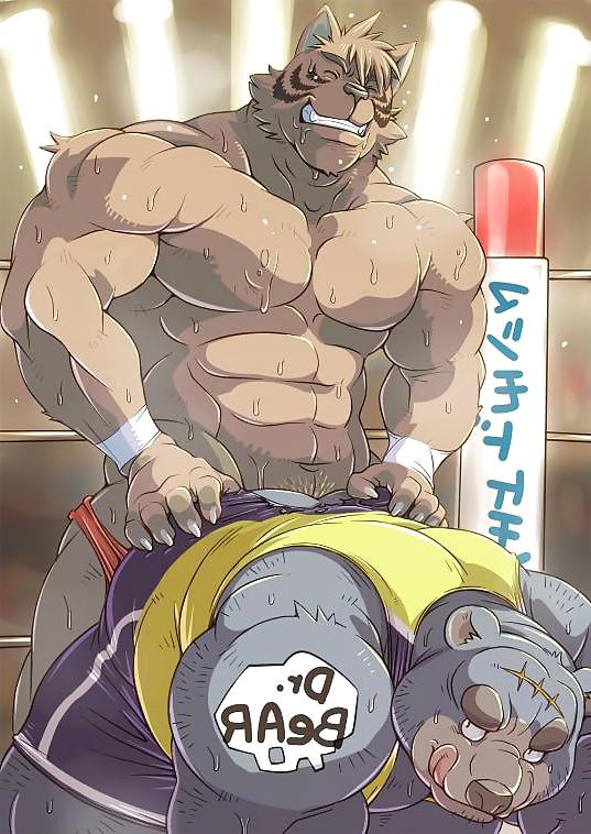 25P Furry wrestling