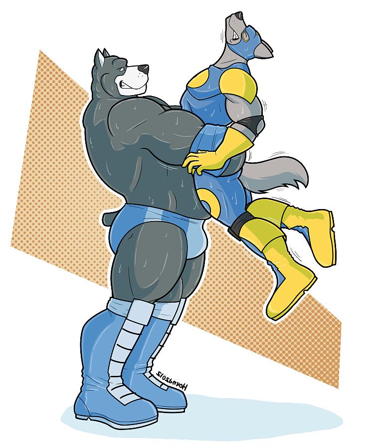 25P Furry wrestling
