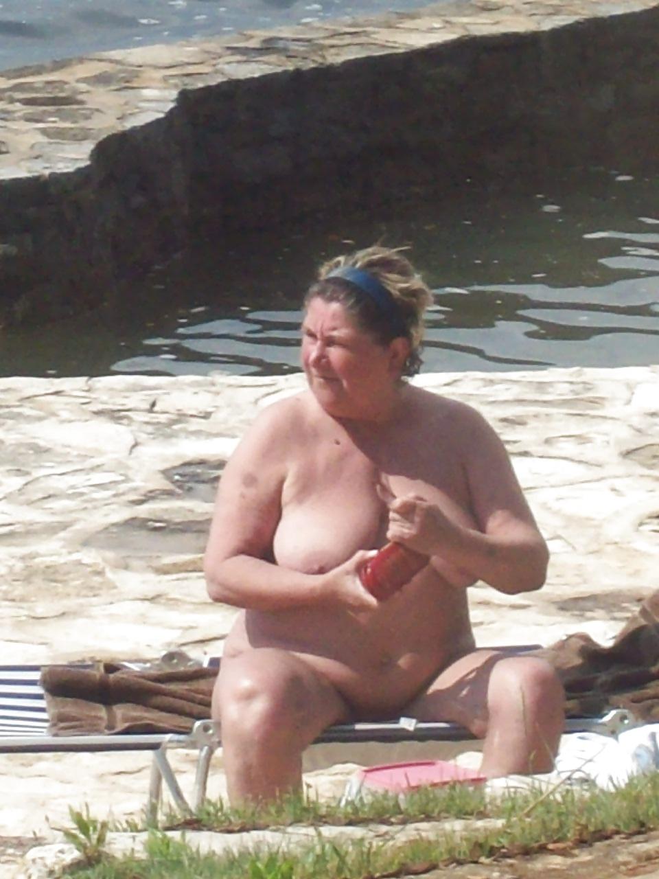9P Nudist beach camping