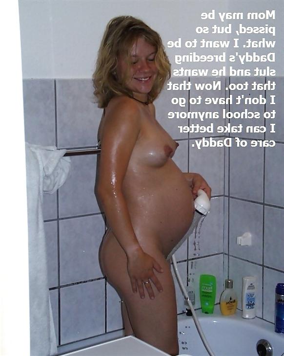24P Pregnant Slut Captions #3