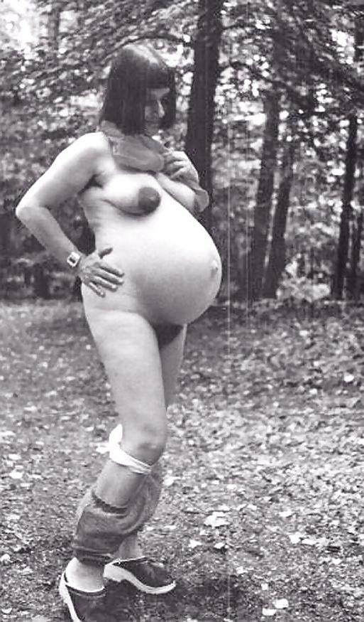 25P Hairy preggo mature preggo girl expecting pregnant  gravid
