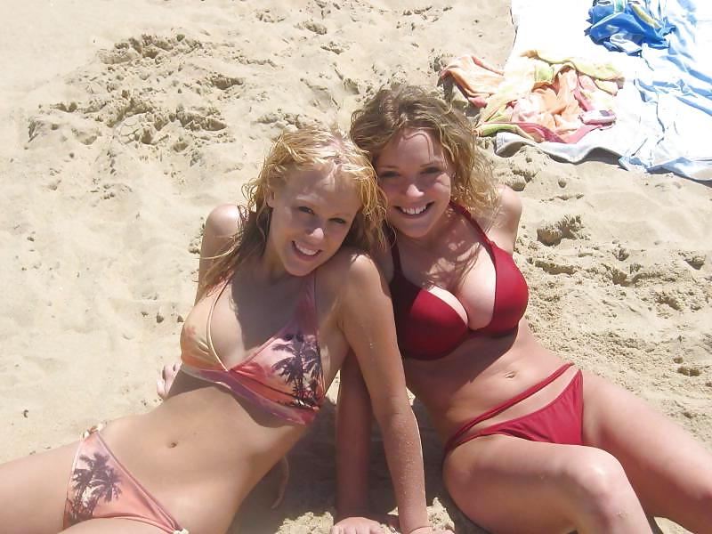 25P Hot sluts nude on the Beach Voyeur
