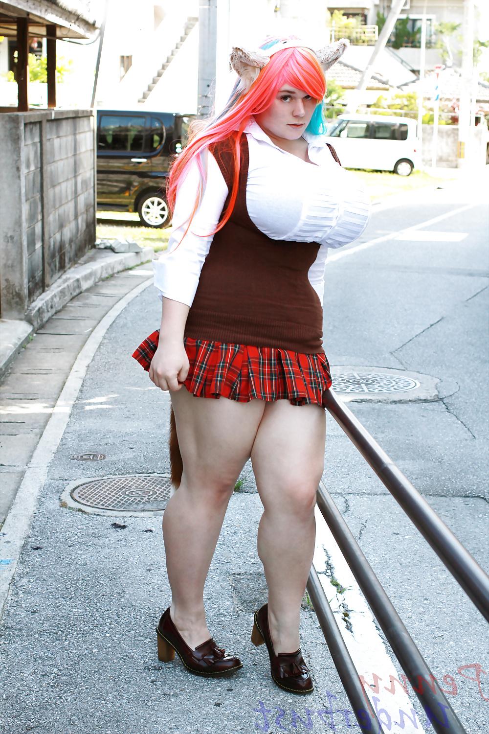 23P Penny Underbust - Furry Schoolgirl