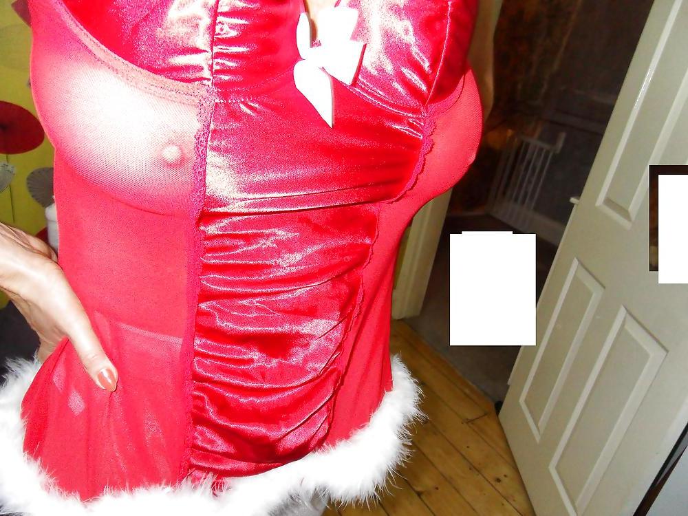 7P Xmas pantyhose fun
