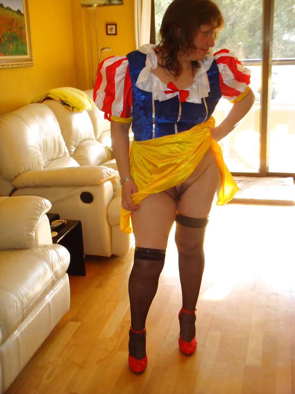 20P Adriana is a Mature Hairy Snow White