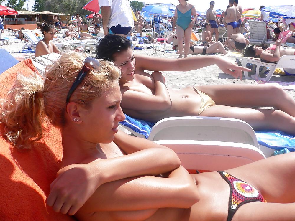 13P Two Russian beauties on the beach