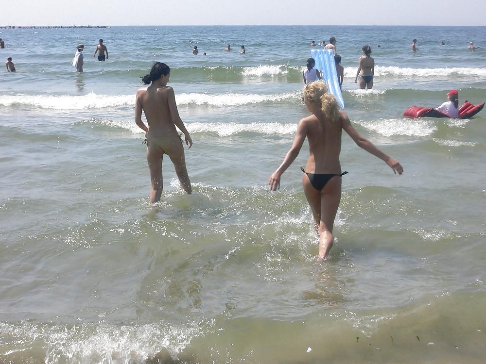 13P Two Russian beauties on the beach