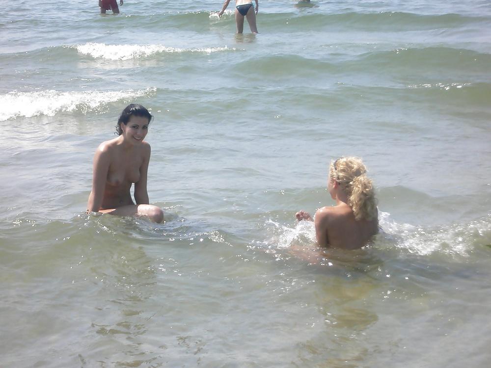 13P Two Russian beauties on the beach