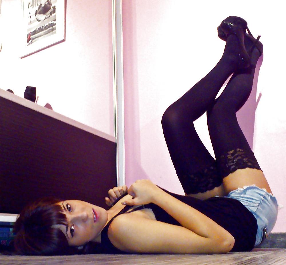 15P Chicks in Stockings, Pantyhose, Nylon 1