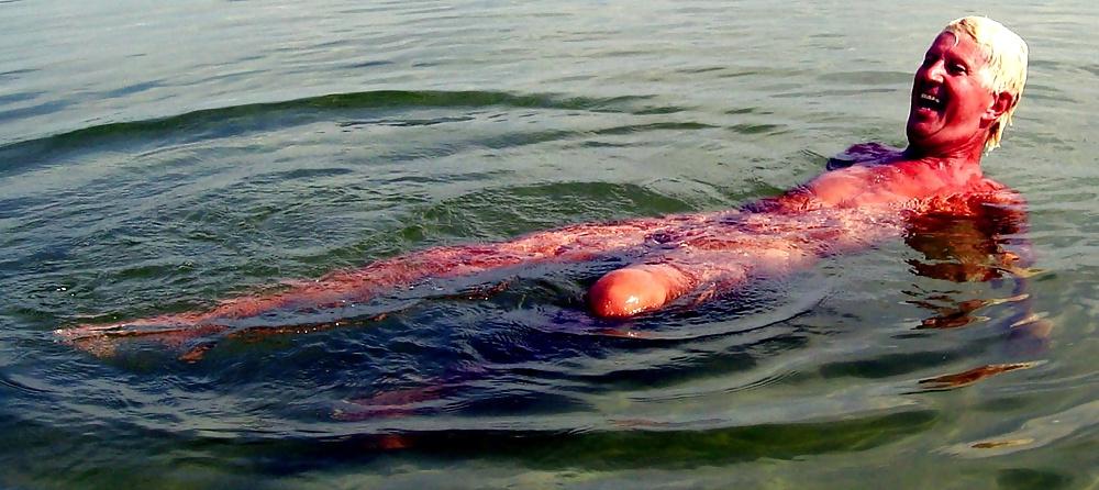 18P Naked on the public beach