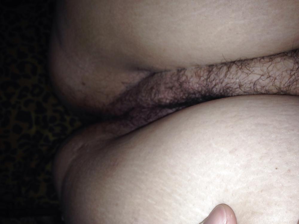 10P Wife's hairy pussy
