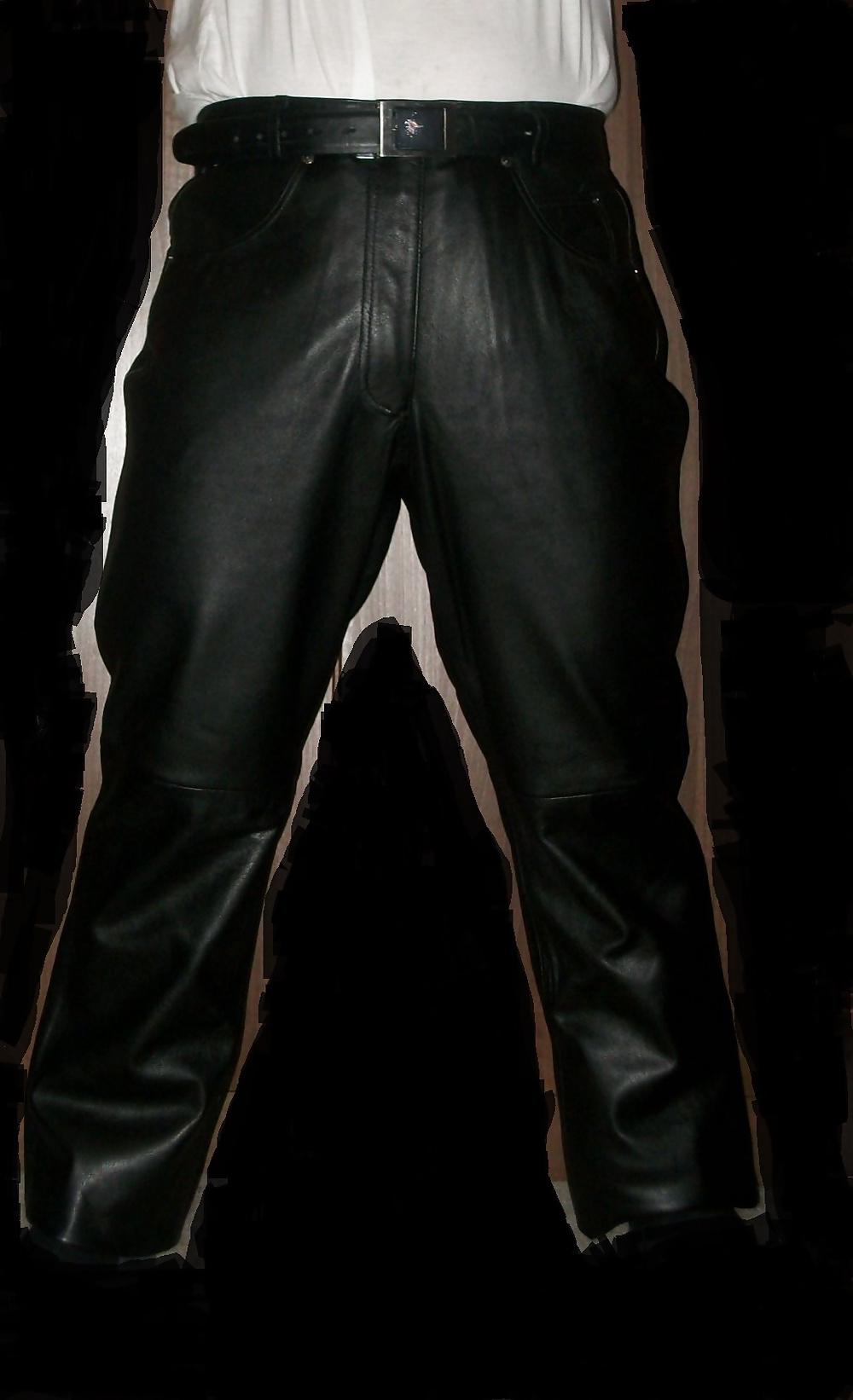 4P Me in leather trousers