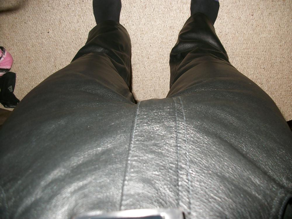 4P Me in leather trousers