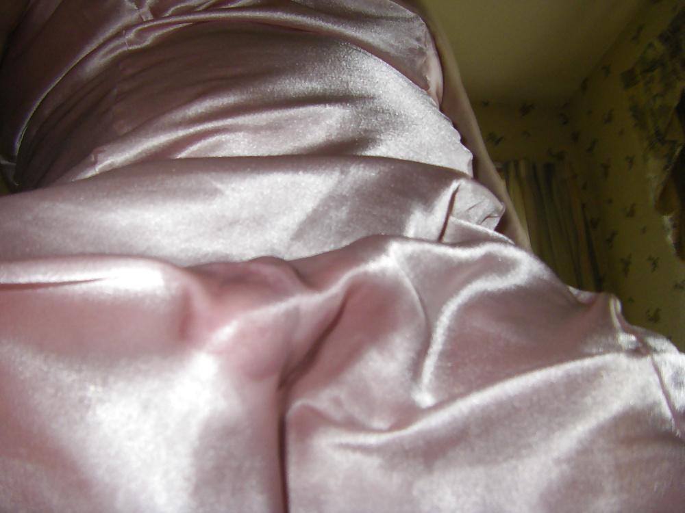 10P Pink nylon nightgown fetish