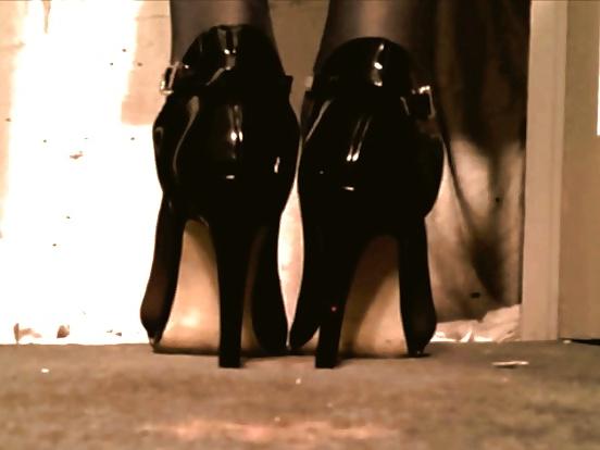 5P Patent Leather High Heels