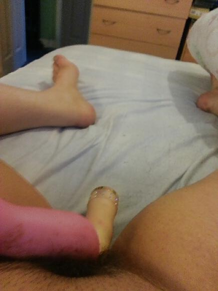 5P BBW hairy pussy toy