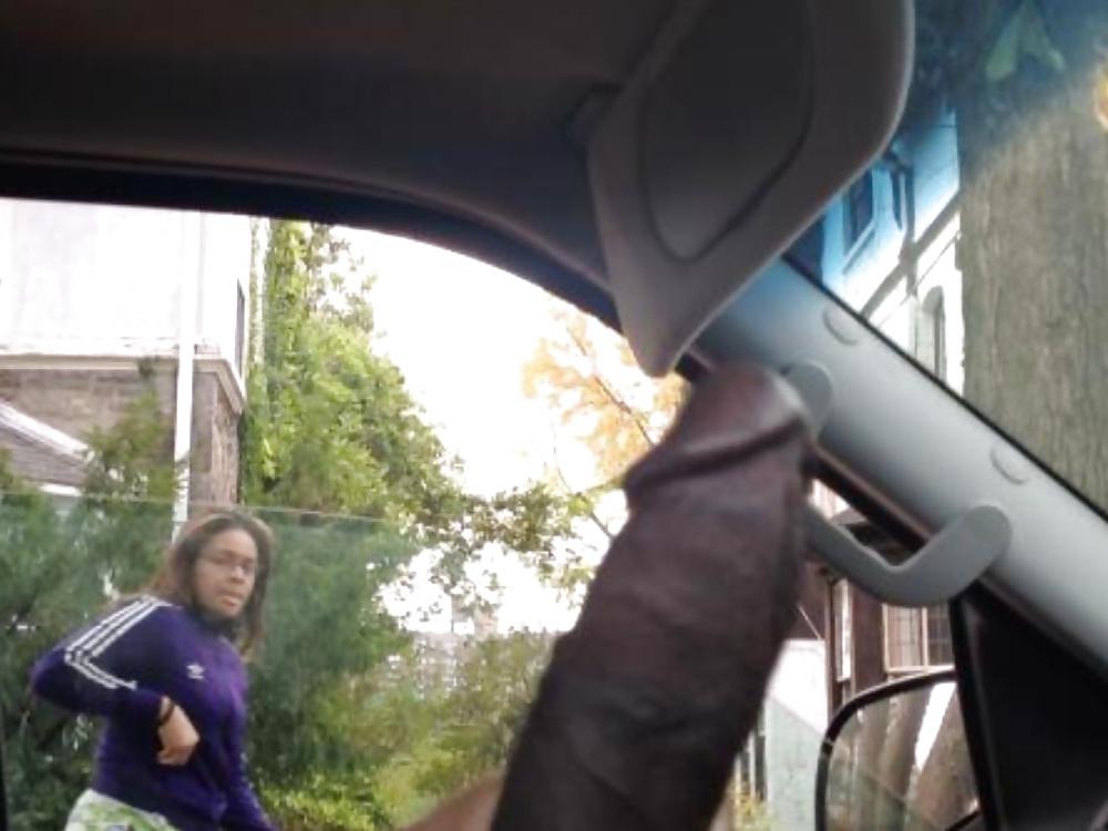 5P Flashing hard cock 