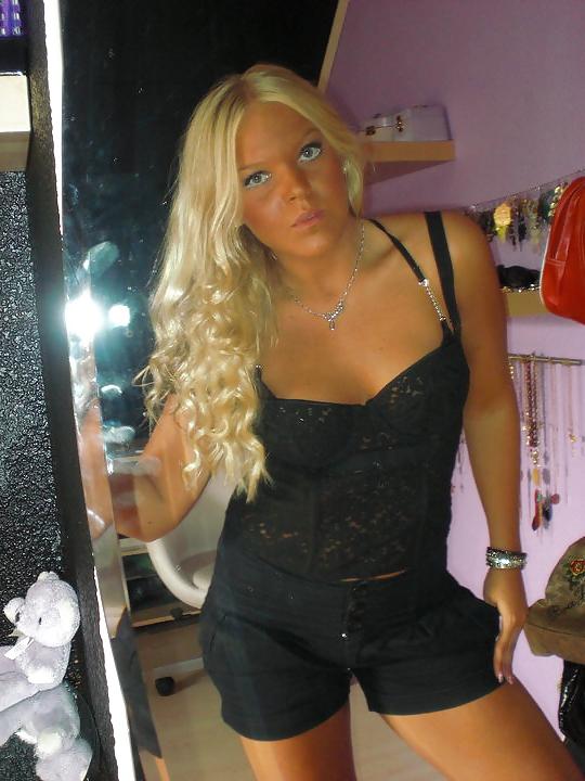 25P Blonde teen bitch slut bikini thong bww beach panties horny