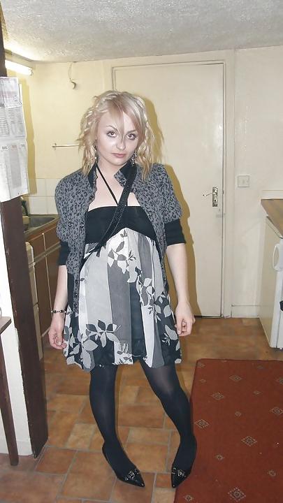 25P Nylon upskirt 18