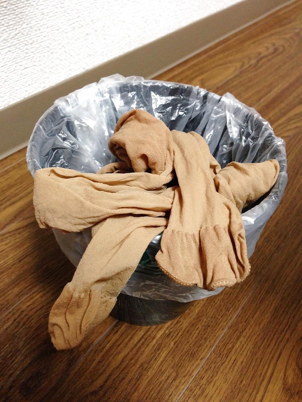 6P My tights pantyhose nylons stockings drying 
