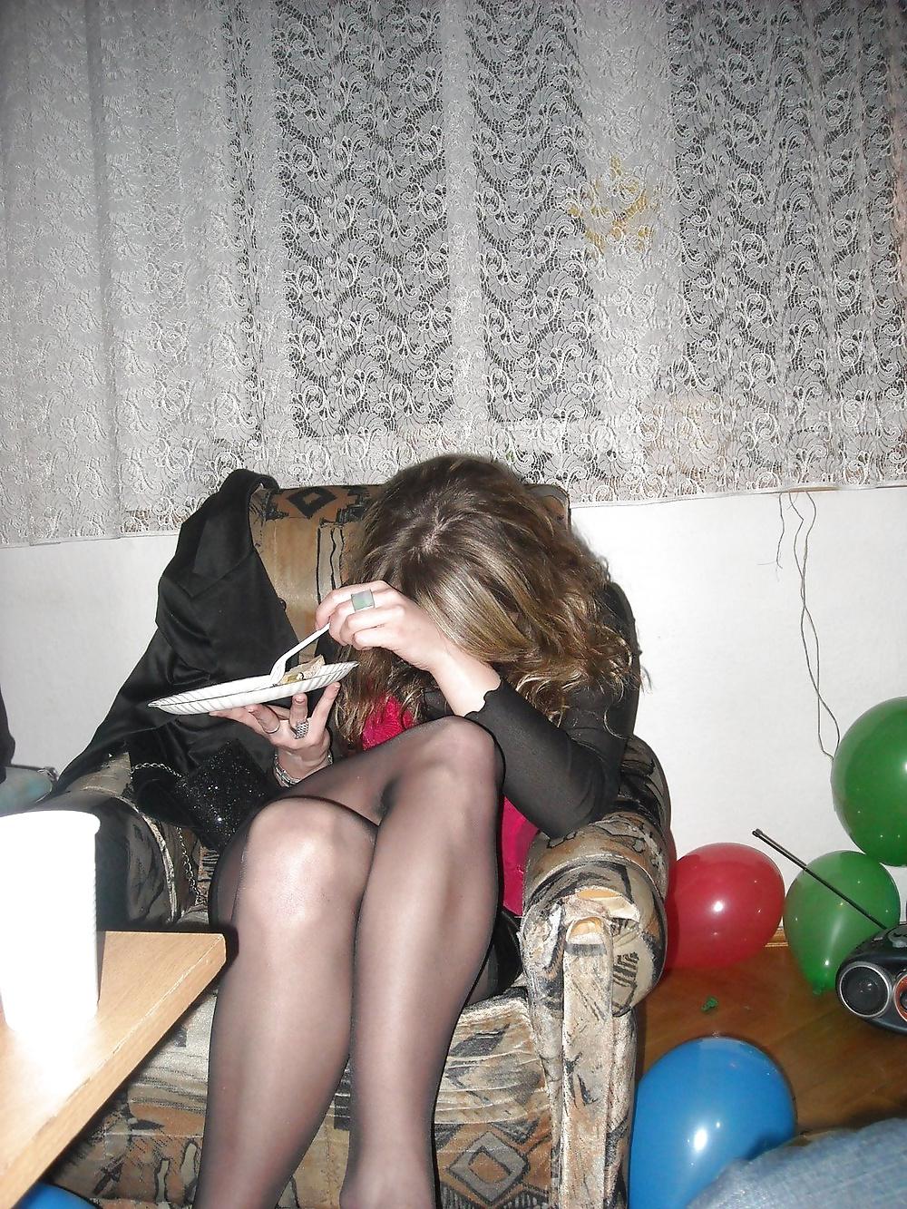 25P Nylon upskirt 19