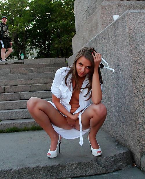 25P Upskirt and public pussy flashing. More pussy!