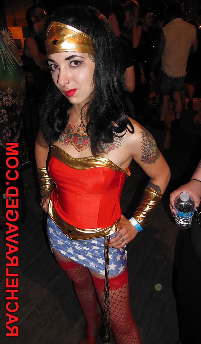 13P Rachel face fucked as Wonder Woman!