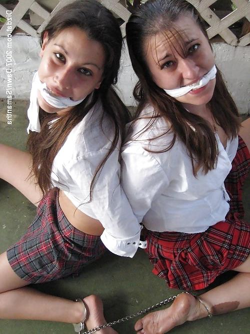 25P Schoolgirl Bondage