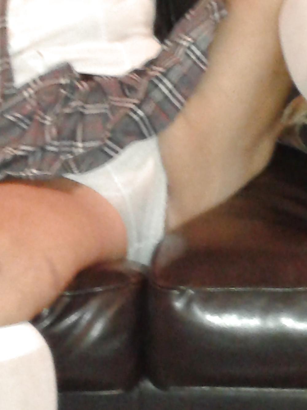 13P UPSKIRT WIFE SCHOOLGIRL SKIRT.