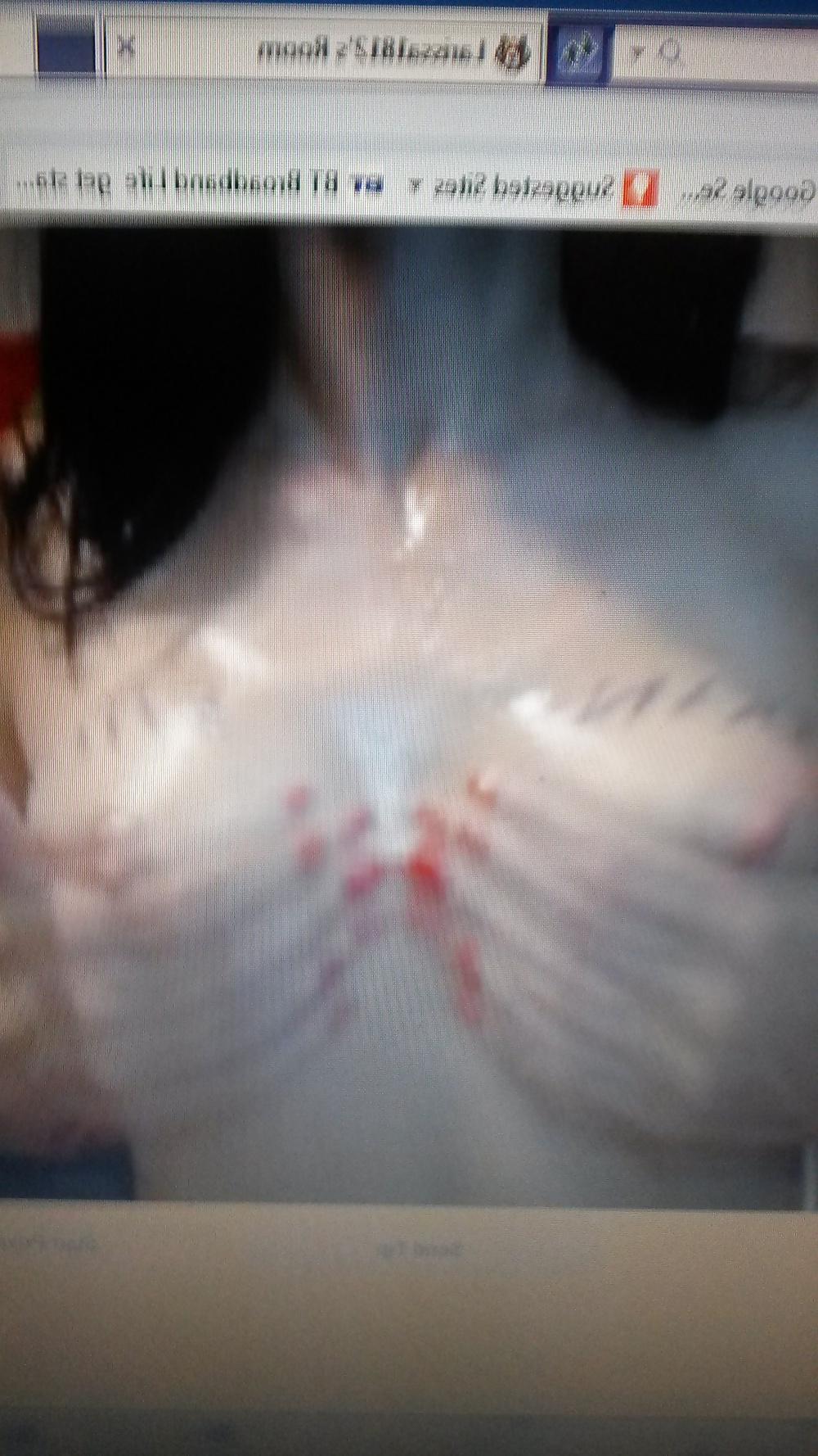 5P Wife's oiled up tits
