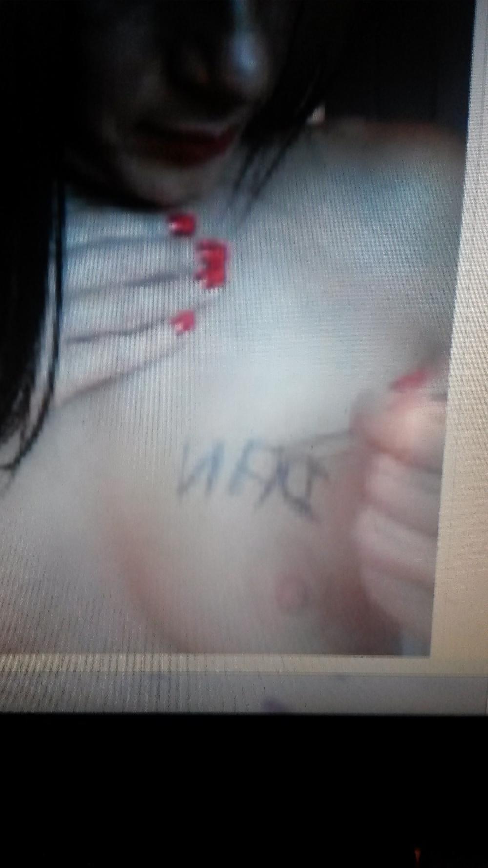 5P Wife's oiled up tits