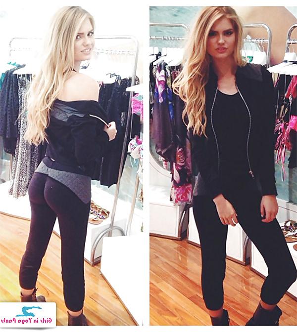 11P Girl in yoga pant..