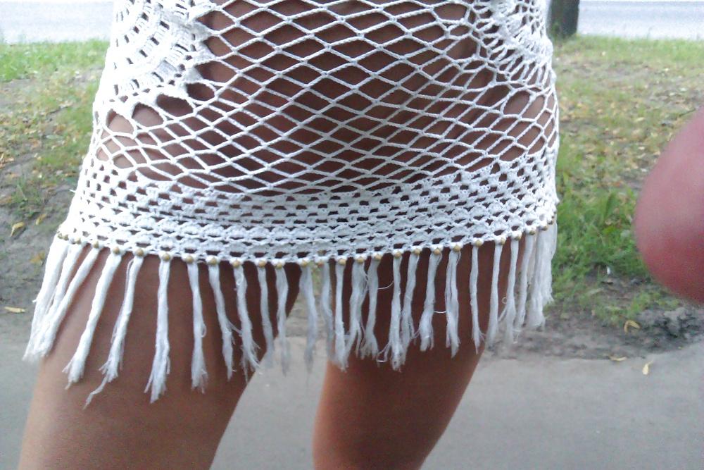 14P Flashing  pussy in park