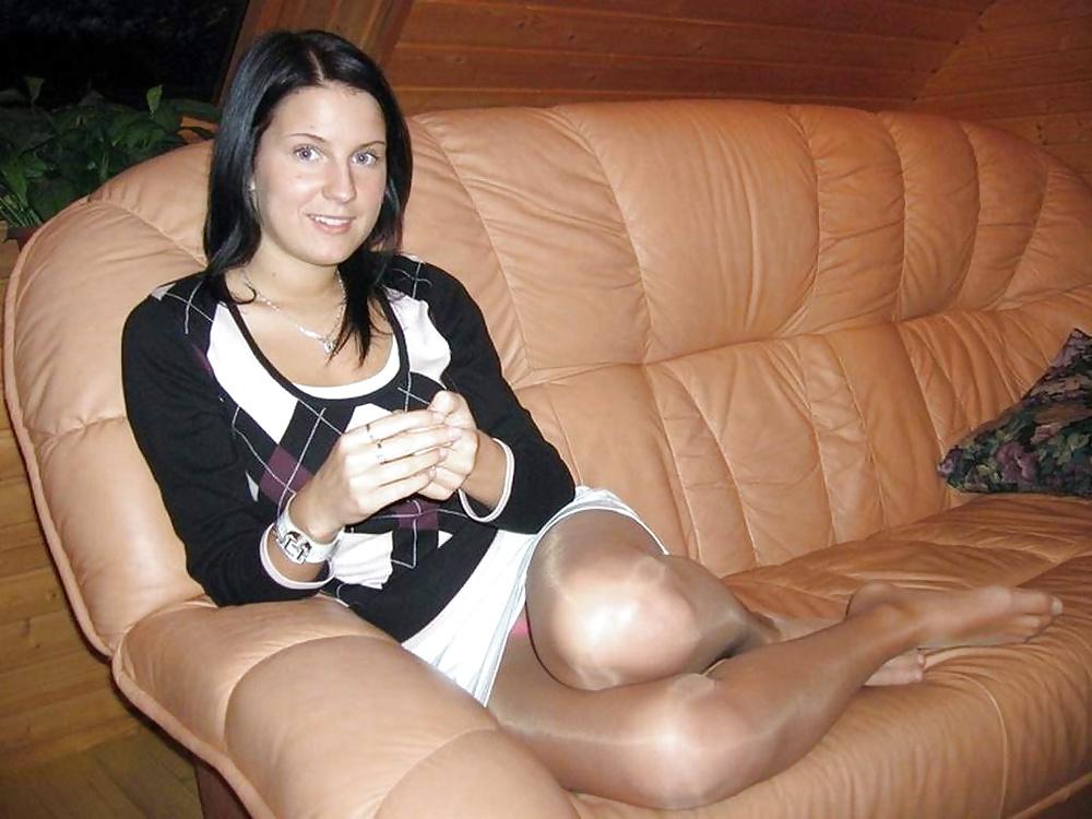 25P Nylon upskirt 8