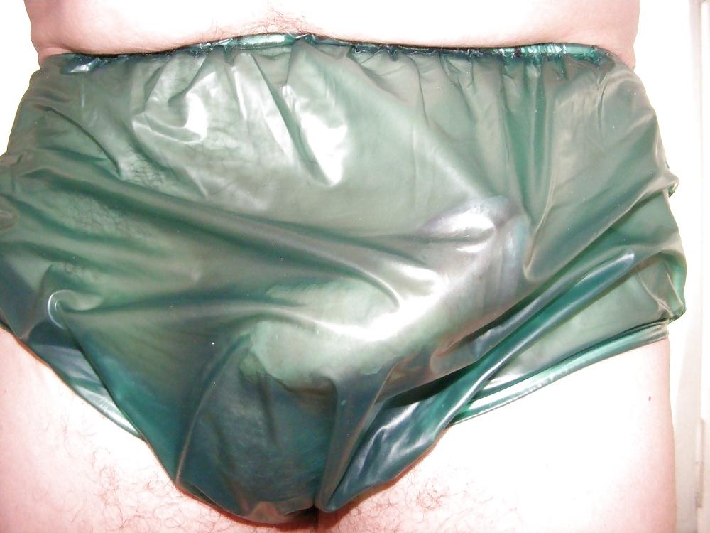 25P Men in plastic pants