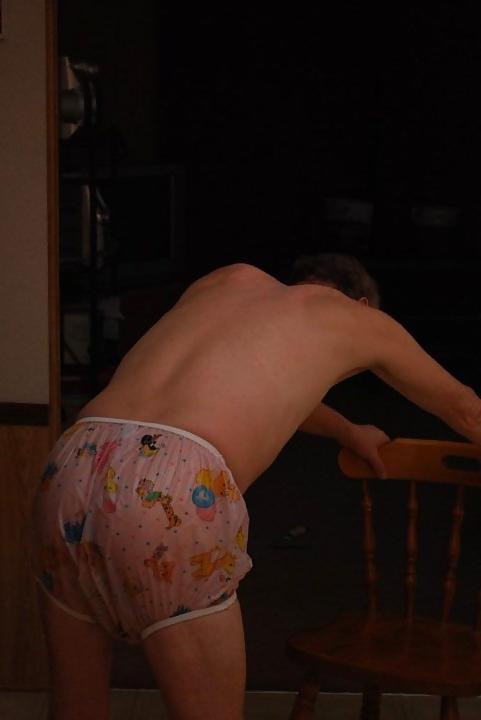 25P Men in plastic pants