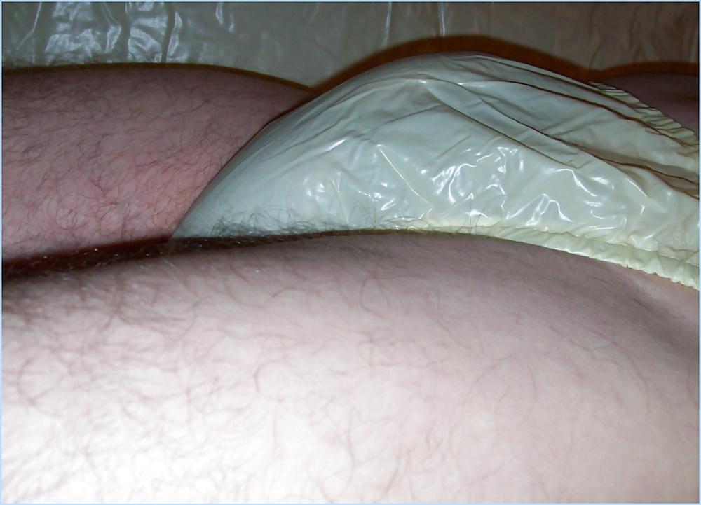 25P Men in plastic pants
