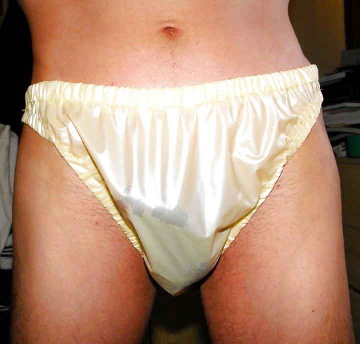 25P Men in plastic pants