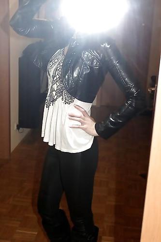25P Leather bolero Girls from the web