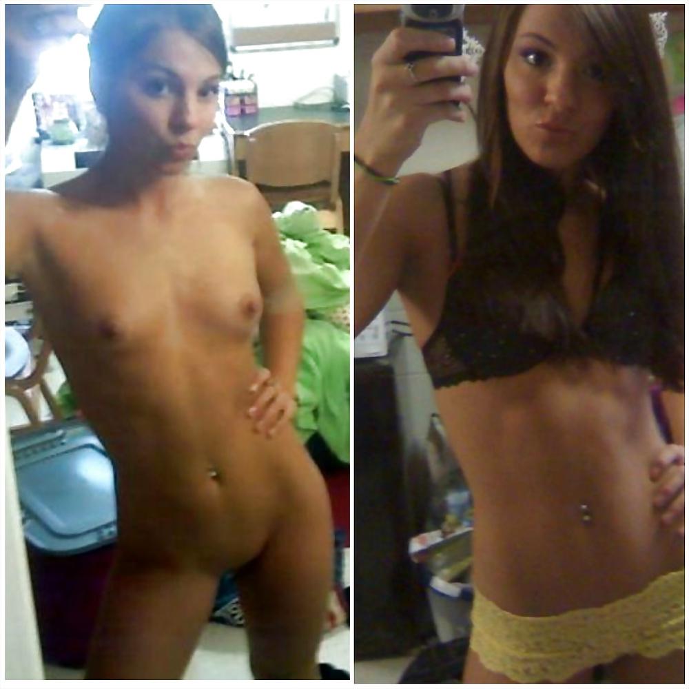 15P Teen selfies dressed and undressed 11