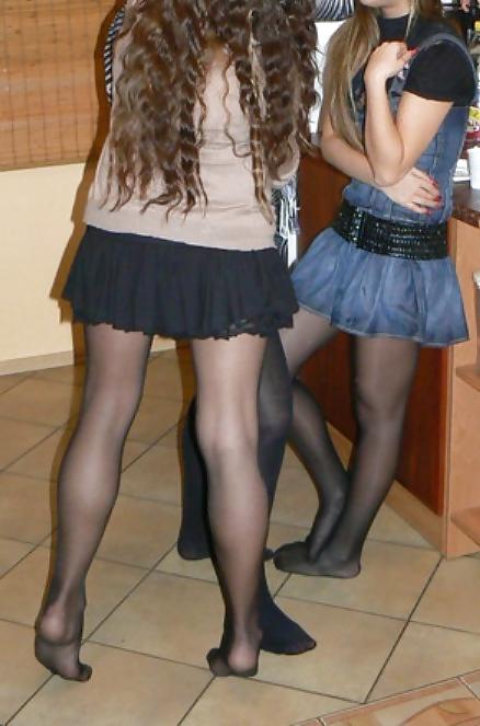 25P Nylon upskirt 26