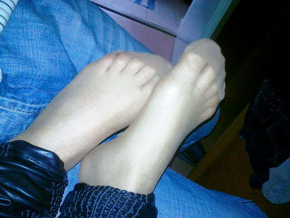 11P Girlfriend nylon sock