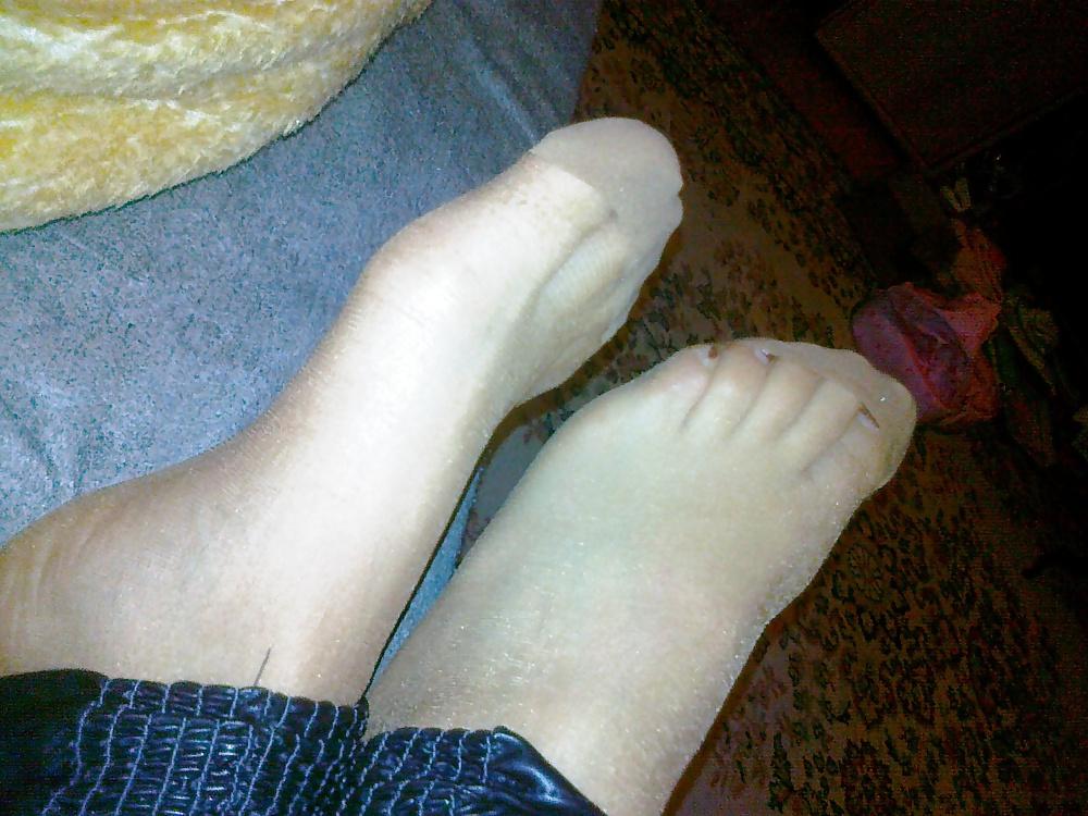 11P Girlfriend nylon sock
