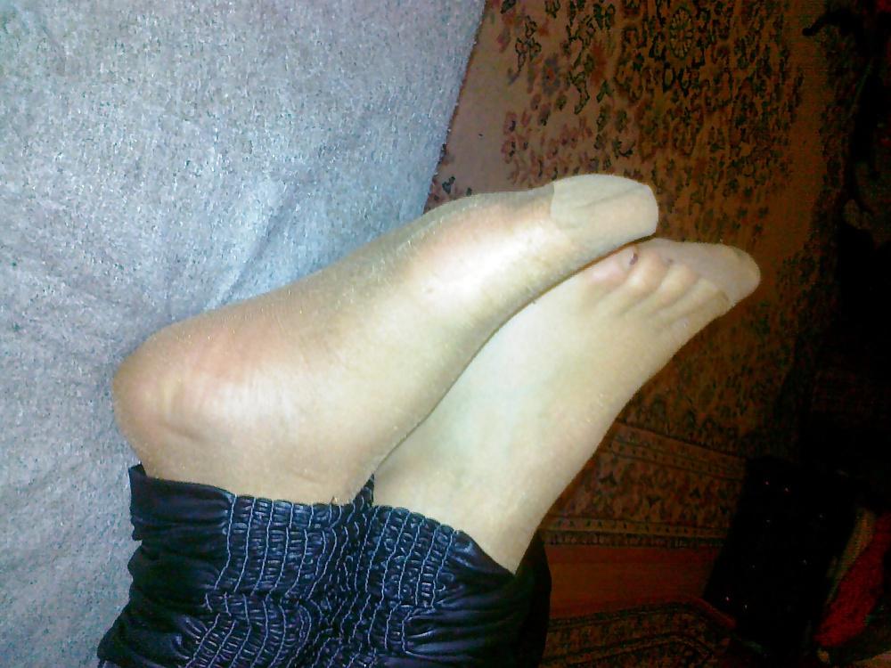 11P Girlfriend nylon sock